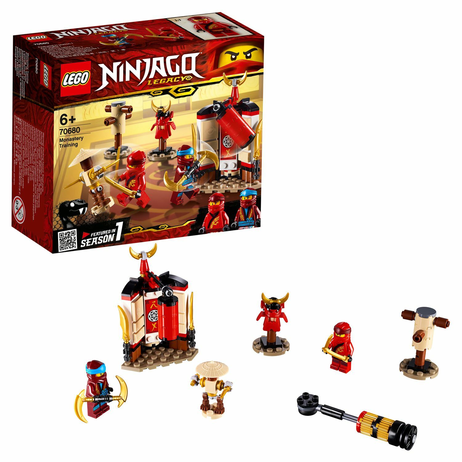 Конструктор LEGO Ninjago Обучение в монастыре 70680 - фото 1