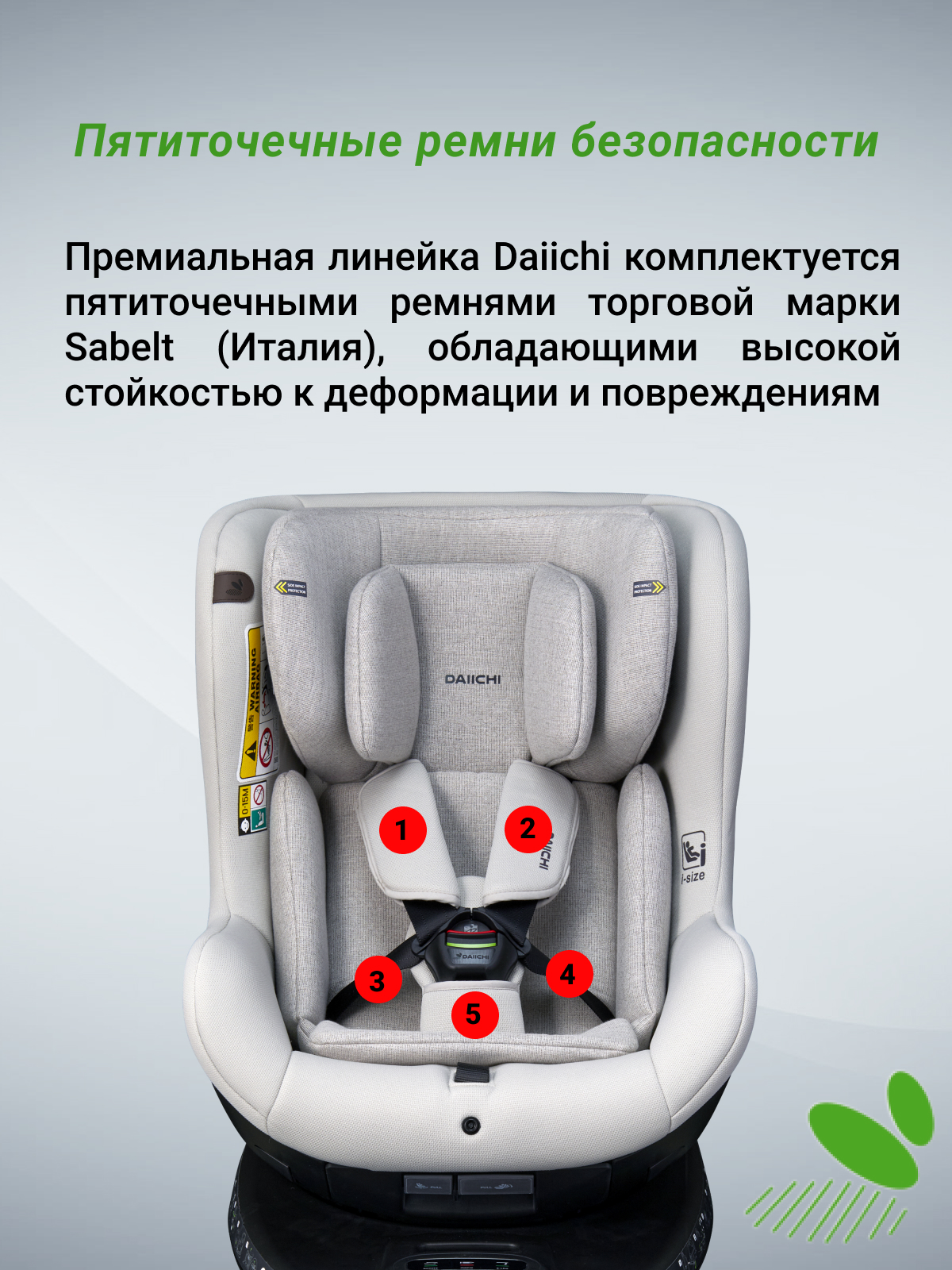 Автомобильное кресло DAIICHI One-FIX 360 i-Size - фото 5