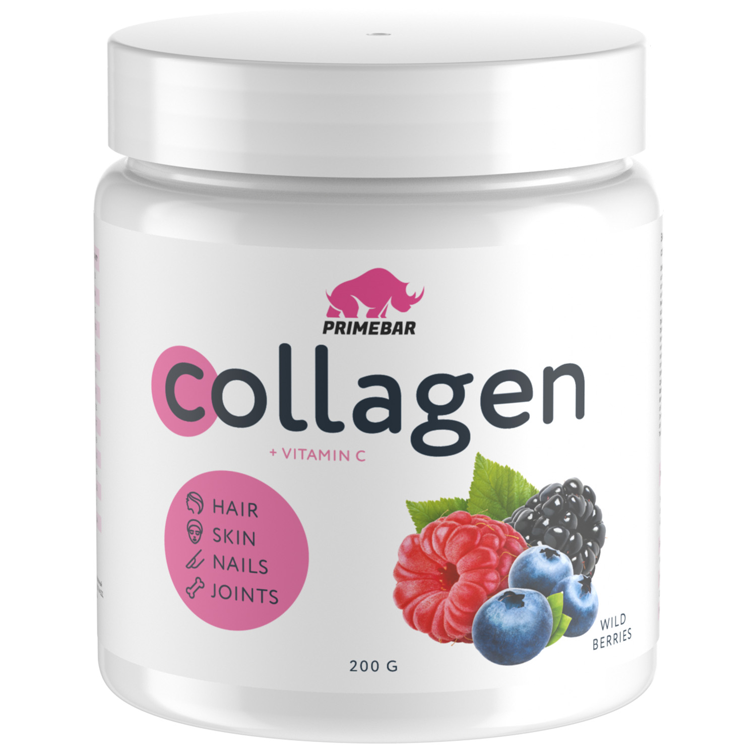 Коллаген Primebar Collagen со вкусом лесных ягод 200г Primebar - фото 1