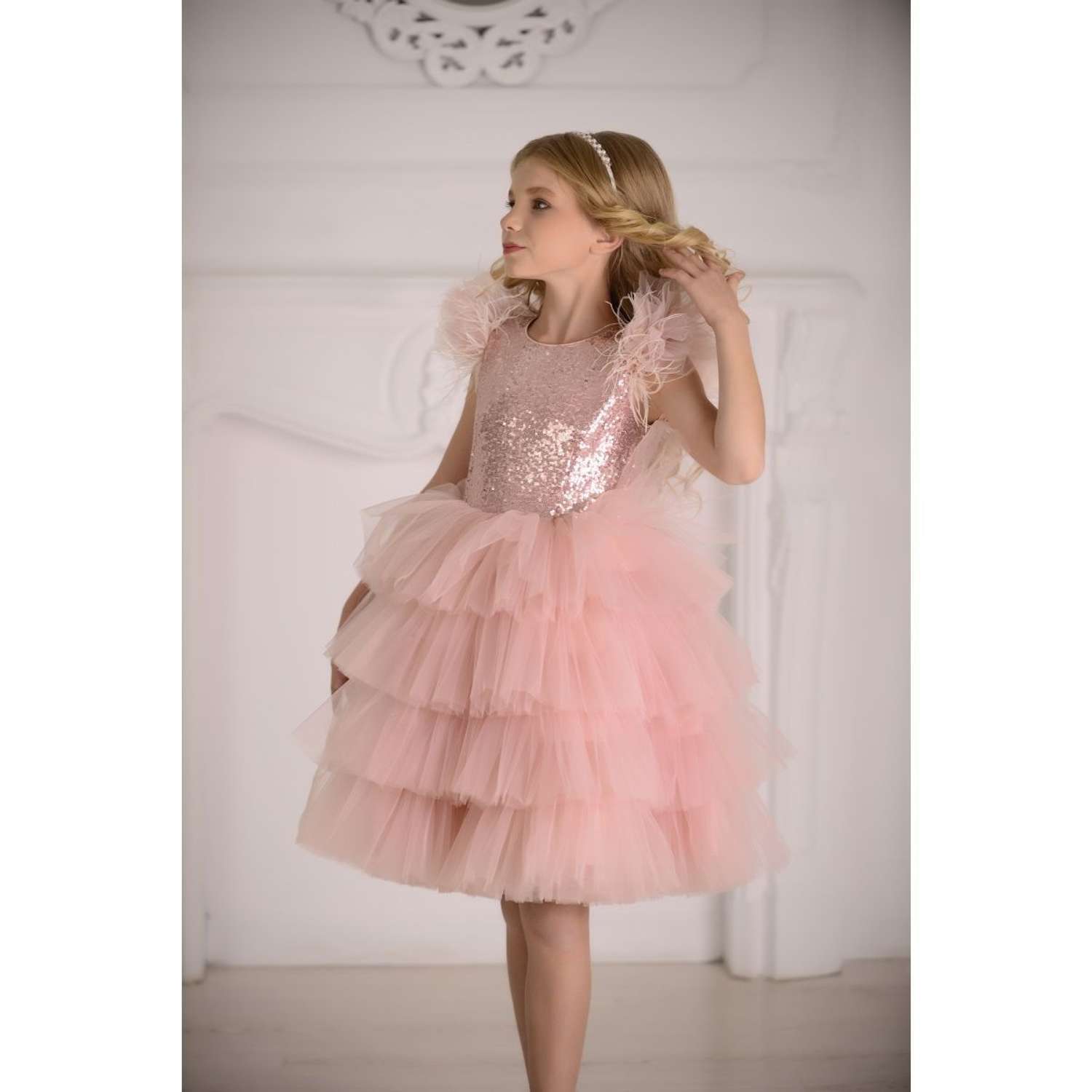 Платье Lila Style фламинго розовый - фото 1