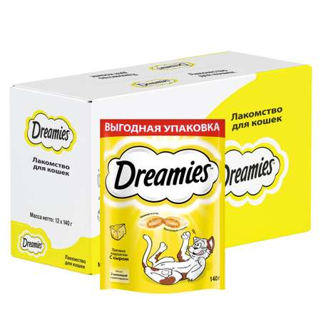 Лакомство для кошек Dreamies с сыром 140г