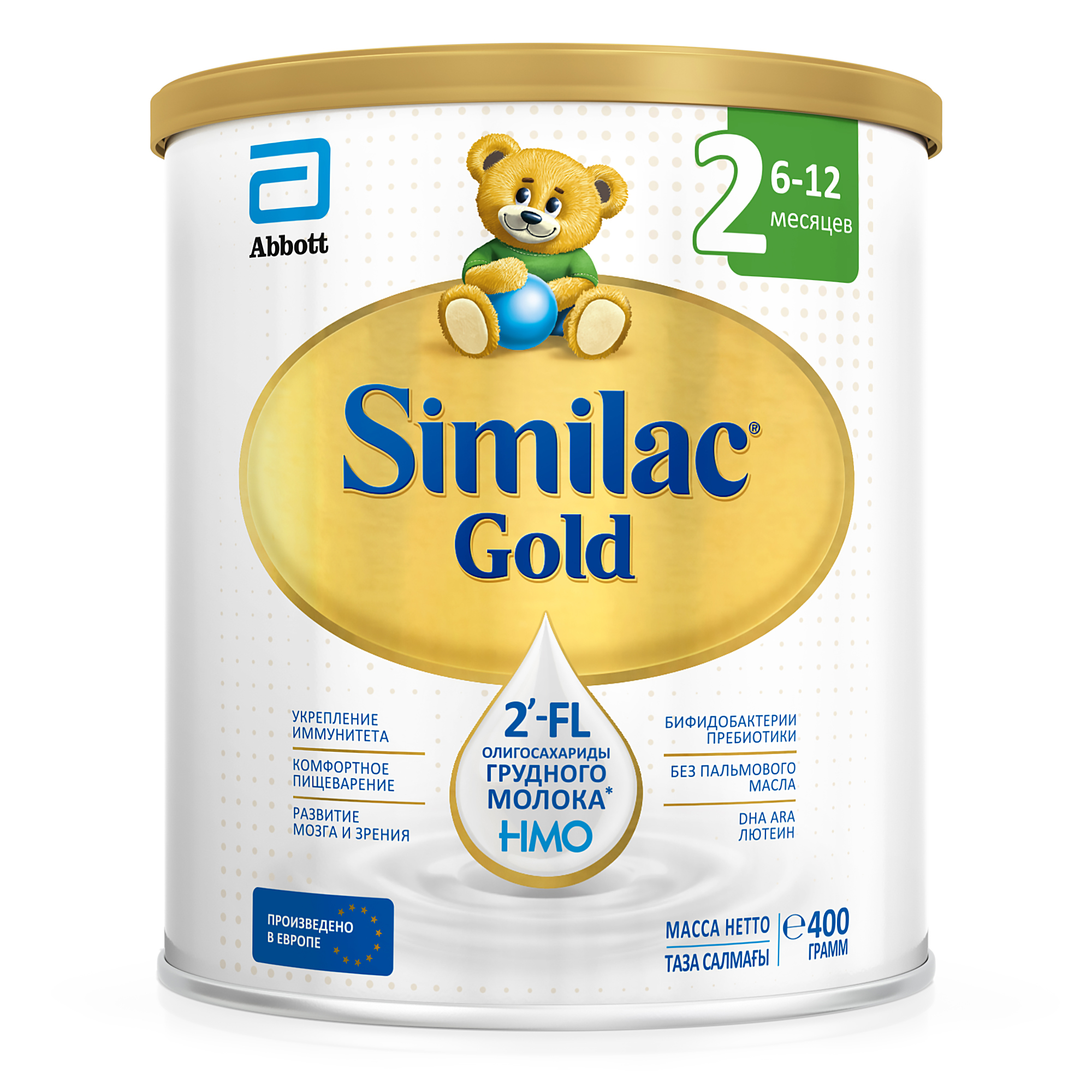 Смесь Similac Gold 2 400г с 6 до 12 месяцев купить по цене 814 ₽ в  интернет-магазине Детский мир