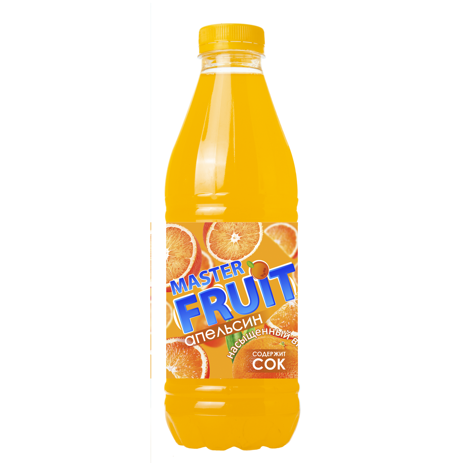 Напиток безалкогольный Master Fruit негазированный со вкусом апельсина 1л - фото 1