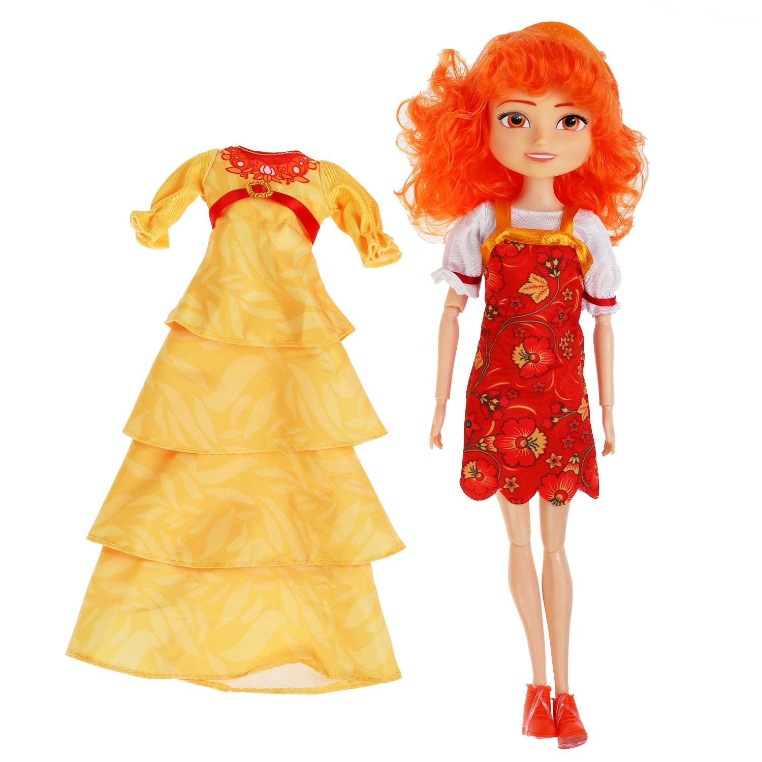 Кукла Карапуз Царевны Варвара 29 см в комплекте бальное платье 316895 - фото 2