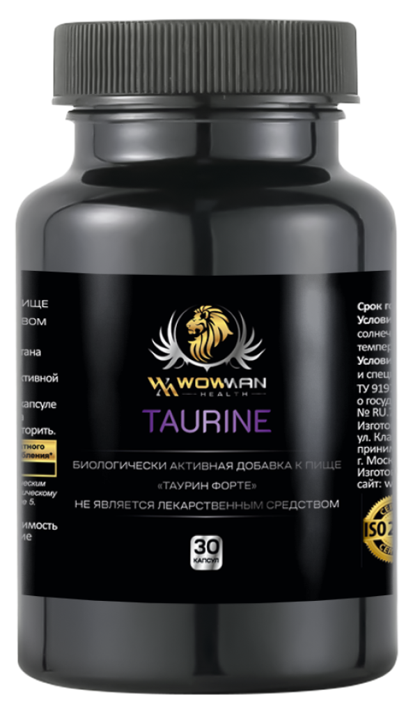 Таурин Taurine WowMan WMBIOTIC1007 для повышения энергии и выносливости аминокислоты - фото 1