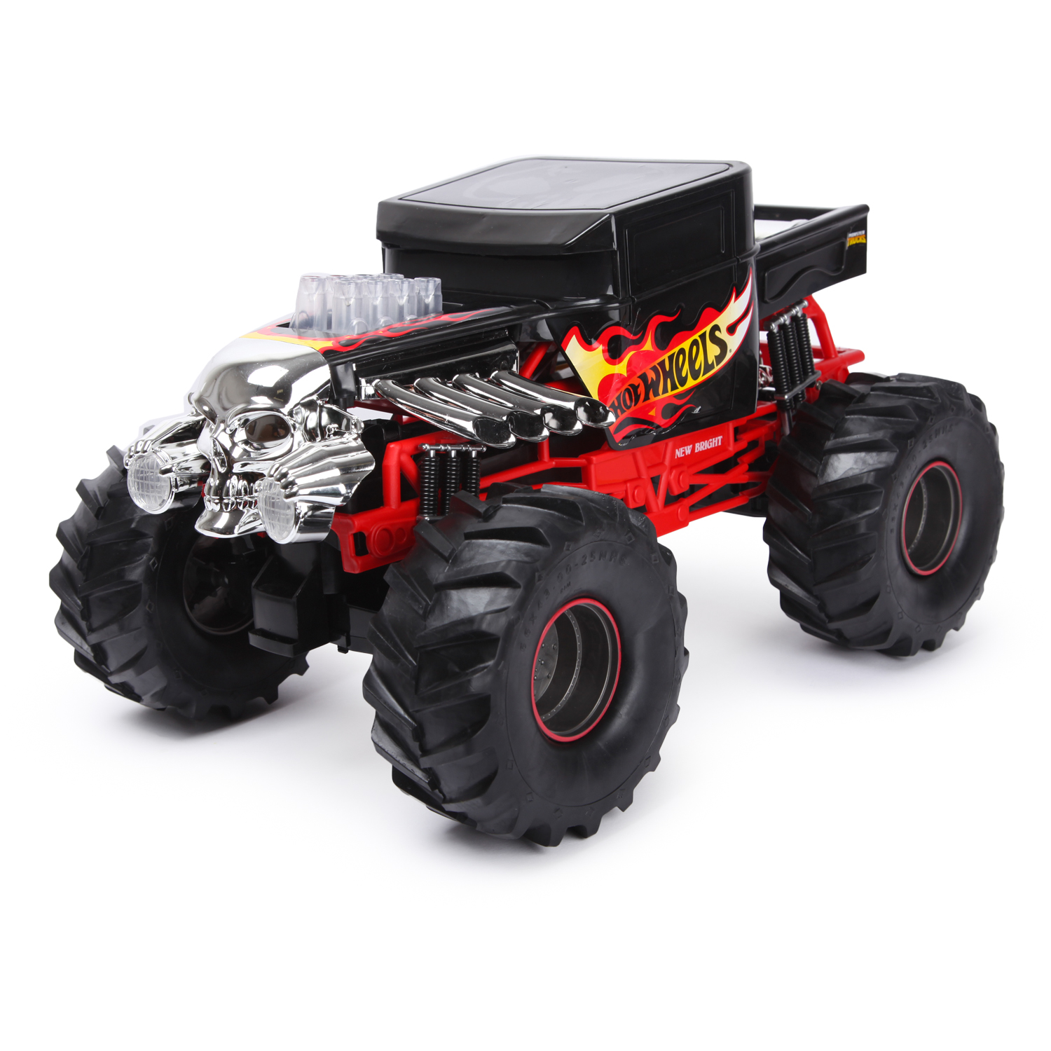 Машина Hot Wheels РУ 1:10 Monster Truck Bone Shaker Черный 61050