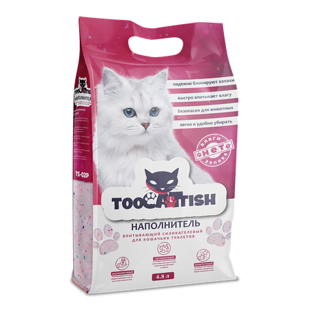 Наполнитель для кошек TooCattish Pink 4.8 л