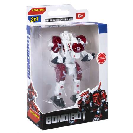Трансформер BONDIBON 2в1 робот- тигр с металлическими деталями