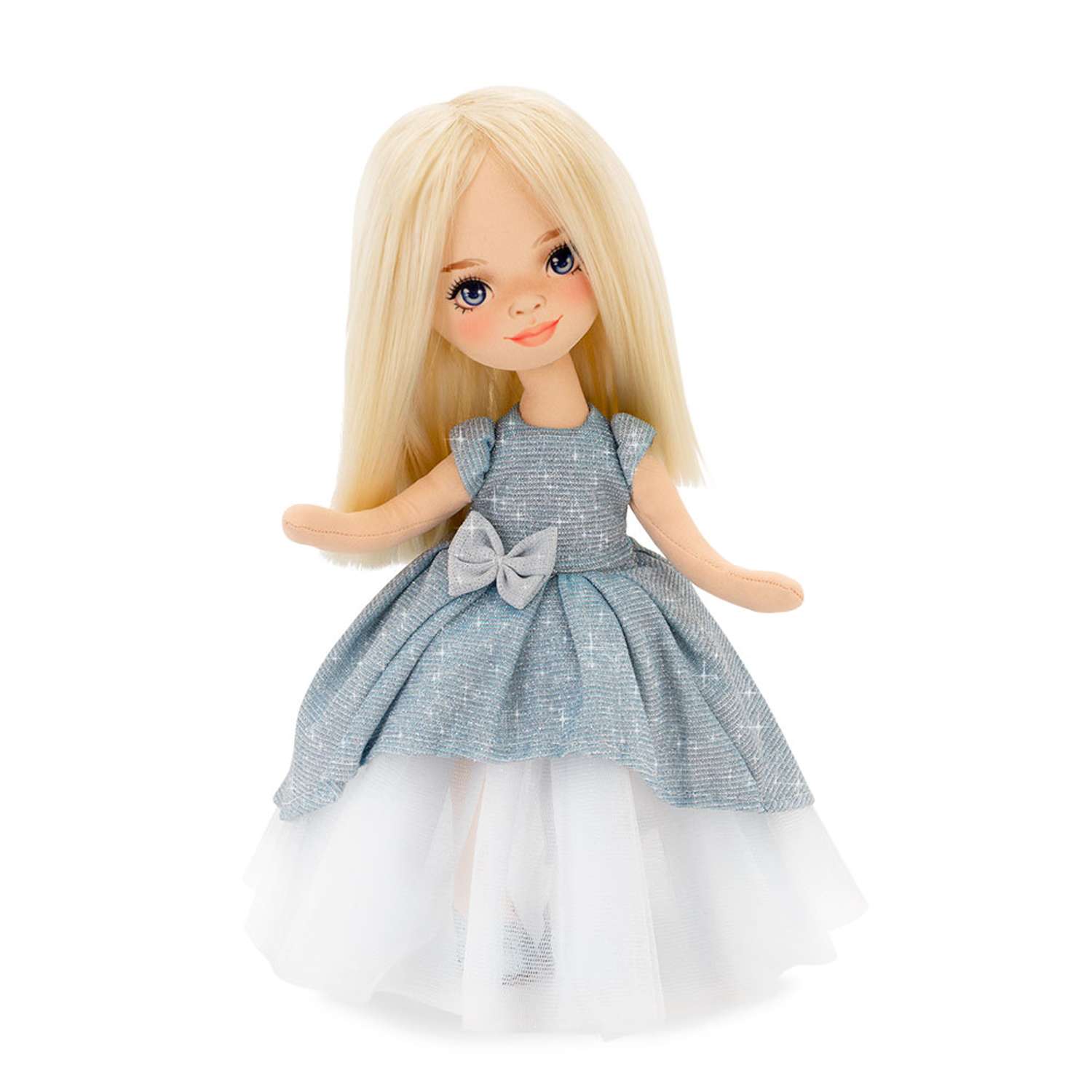 Кукла Orange Toys Sweet Sisters Mia в голубом платье 32 см Серия Вечерний шик SS01-01 - фото 1