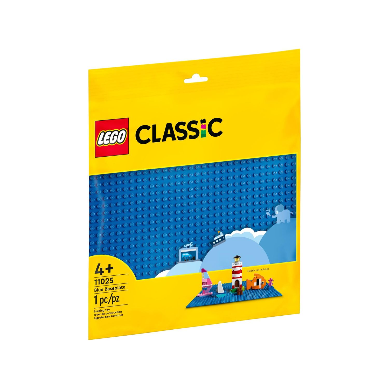 Конструктор LEGO Classic Базовая пластина Синяя 11025 - фото 1