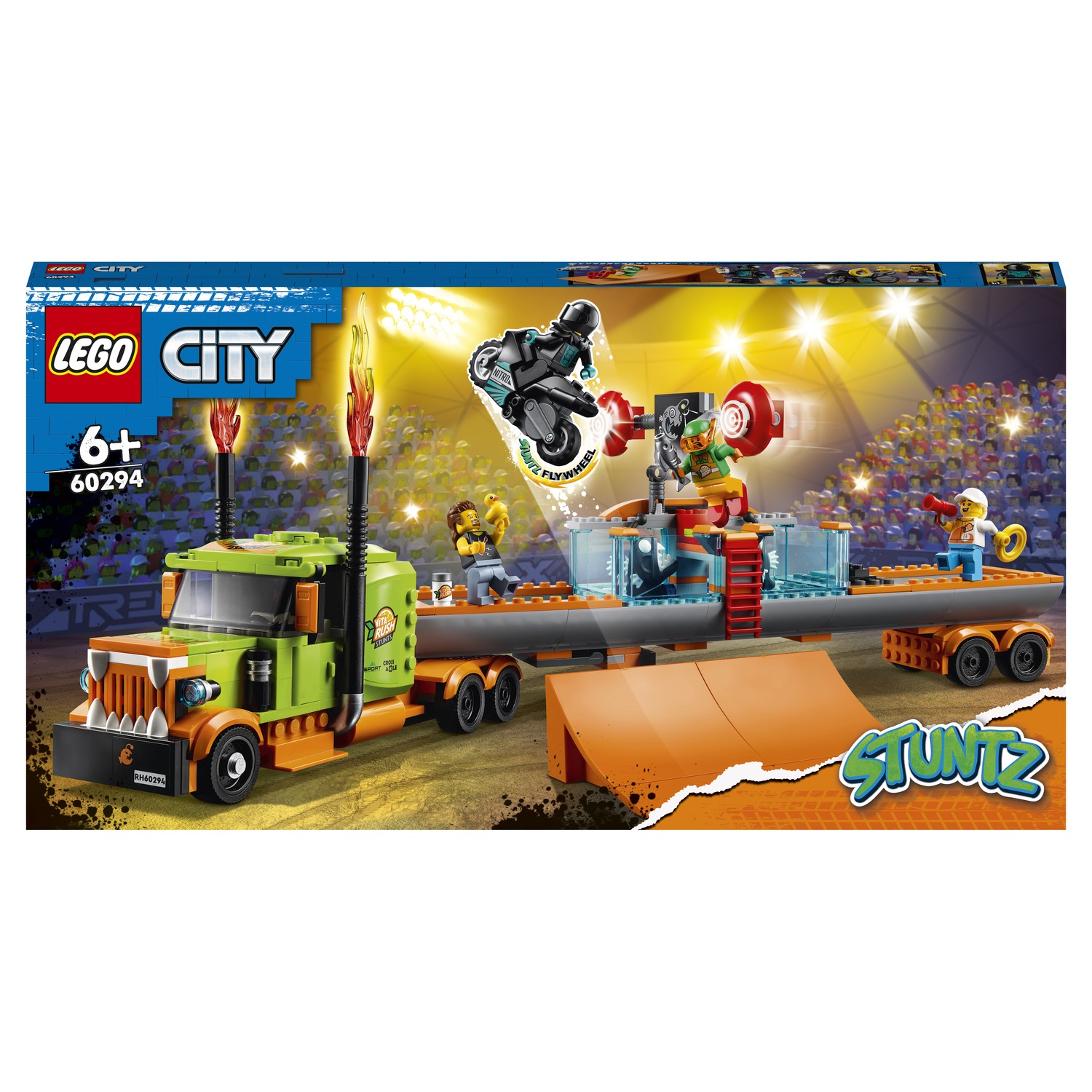 Конструктор Lego CITY Грузовик для шоу каскадёров 60294