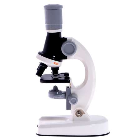 Микроскоп Sima-Land детский «Юный ботаник» кратность х100 х400 х1200 белый подсветка
