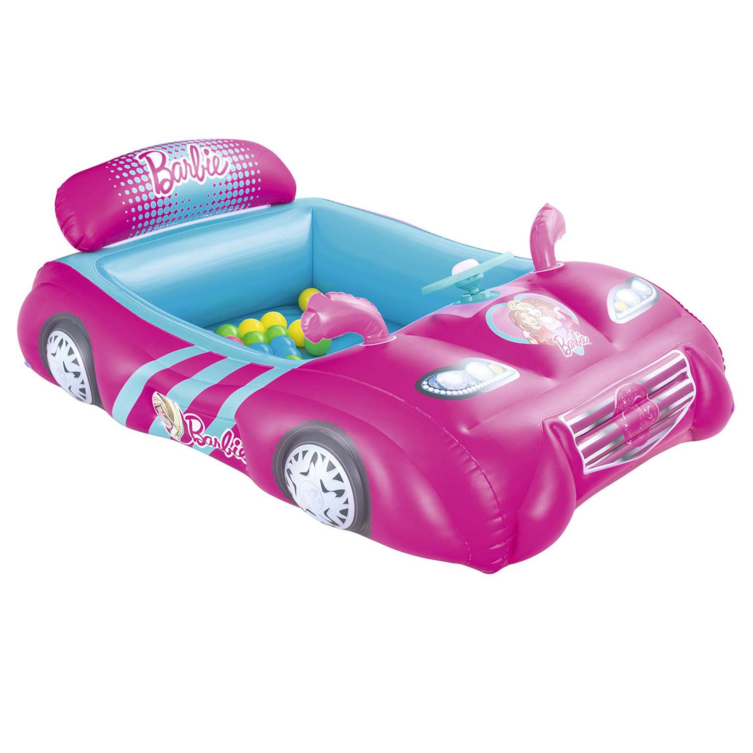 Центр игровой Bestway Barbie Машина с шариками 93207 - фото 5