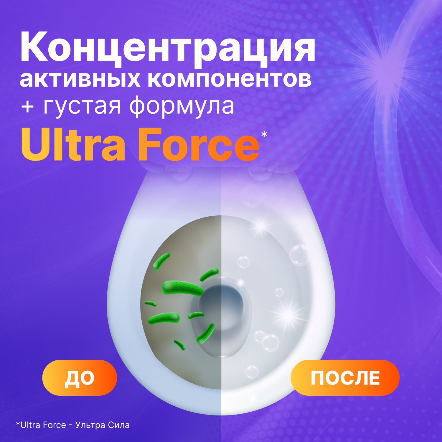 Средство чистящее ML Ultra Force для туалета 750мл - фото 6