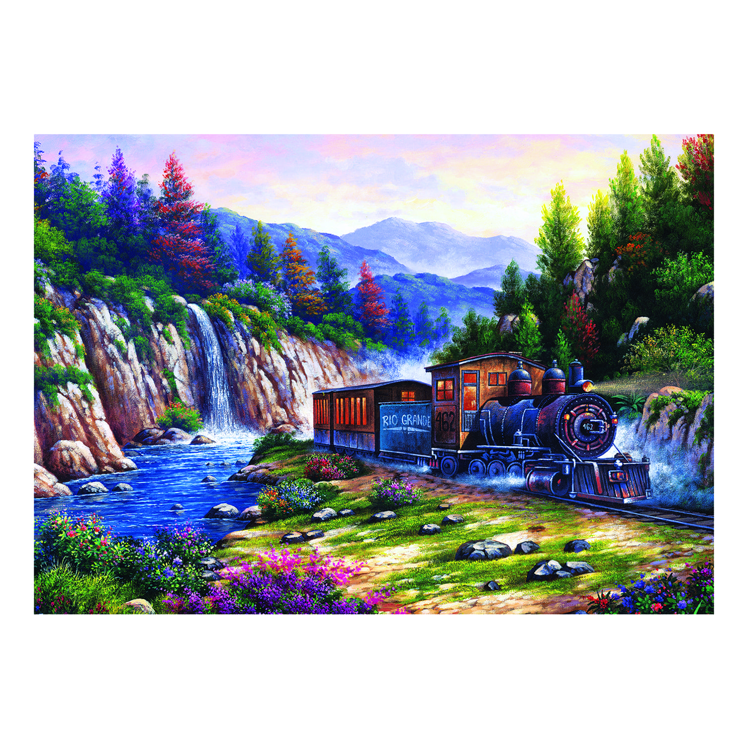 Пазл 1000 деталей ART PUZZLE Путешествие на поезде - фото 2