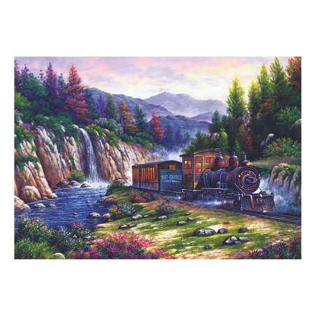 Пазл 1000 деталей ART PUZZLE Путешествие на поезде