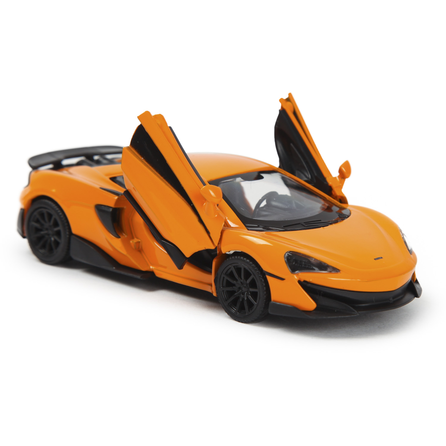 Автомобиль Mobicaro McLaren 600LT 1:32 без механизмов оранжевый 544985 - фото 7