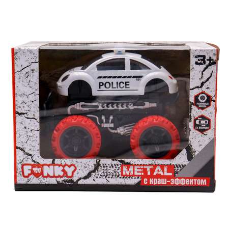 Машинка Funky Toys Полицейская с красными колесами FT8486-5
