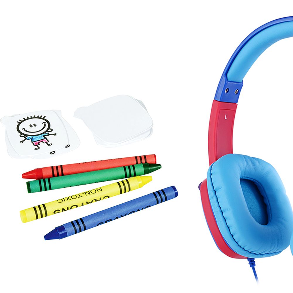 Наушники HARPER Kids HN-302 Blue-Red - фото 3