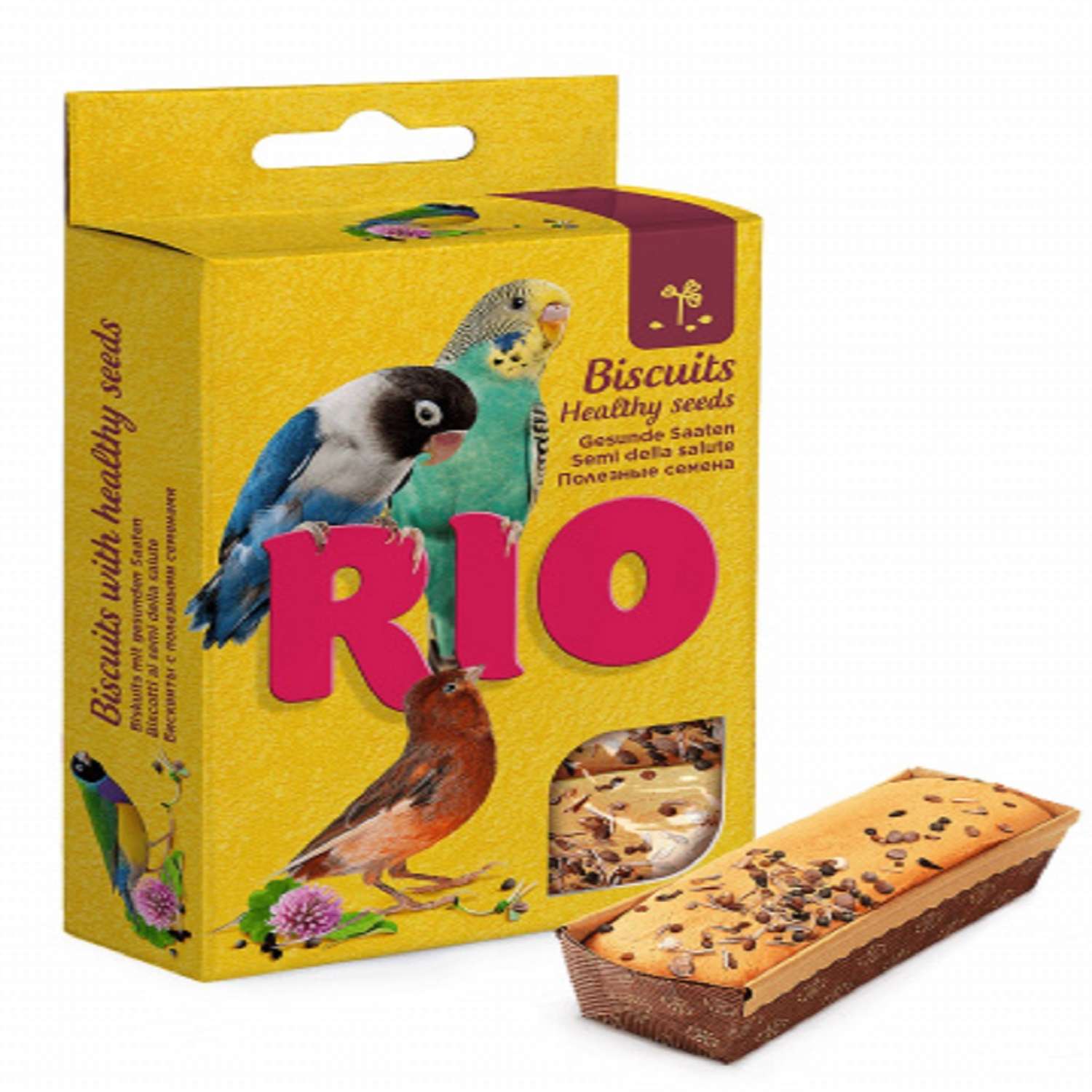 Бисквиты для птиц RIO с полезными семенами 5*7г - фото 1