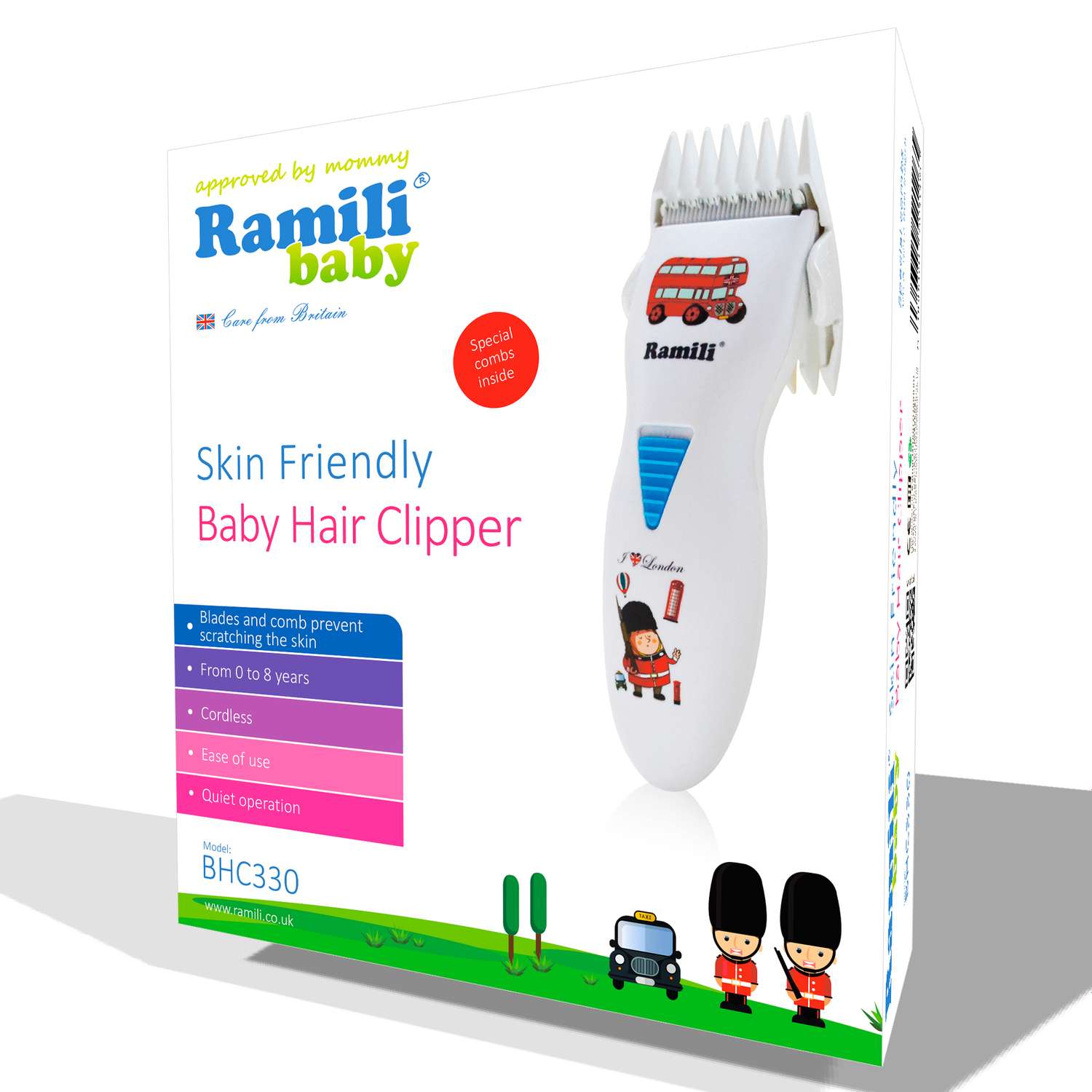 Машинка для стрижки детских волос Ramili Baby Hair Clipper BHC330 - фото 4