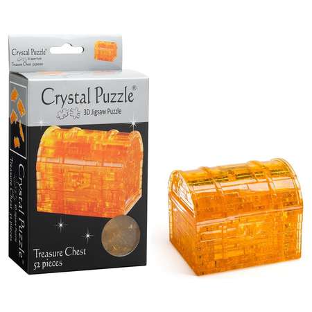 3D-пазл Crystal Puzzle IQ игра для детей кристальный Сундук 52 детали