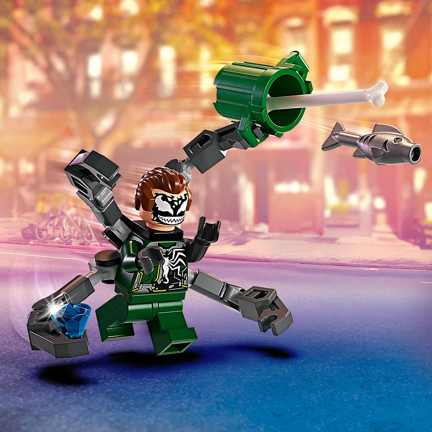 Конструктор LEGO Marvel Погоня на мотоцикле: Человек-паук против Дока Ока 76275 - фото 6