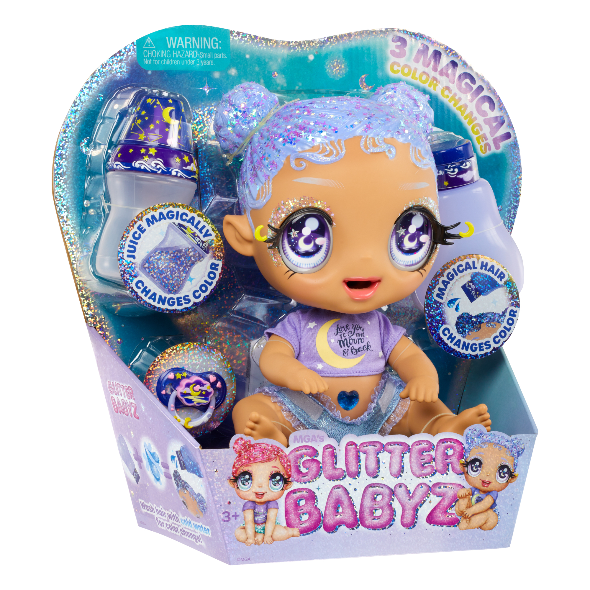 Кукла Glitter Babyz серия 2 Selena Stargazer 580171EUC - фото 3