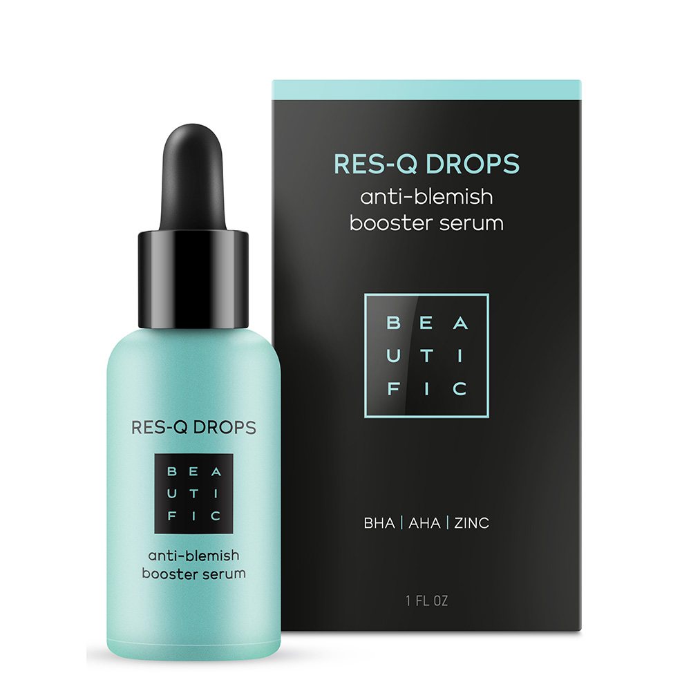 Сыворотка для лица BEAUTIFIC ResQ Drops для проблемной кожи с кислотами 30мл - фото 1