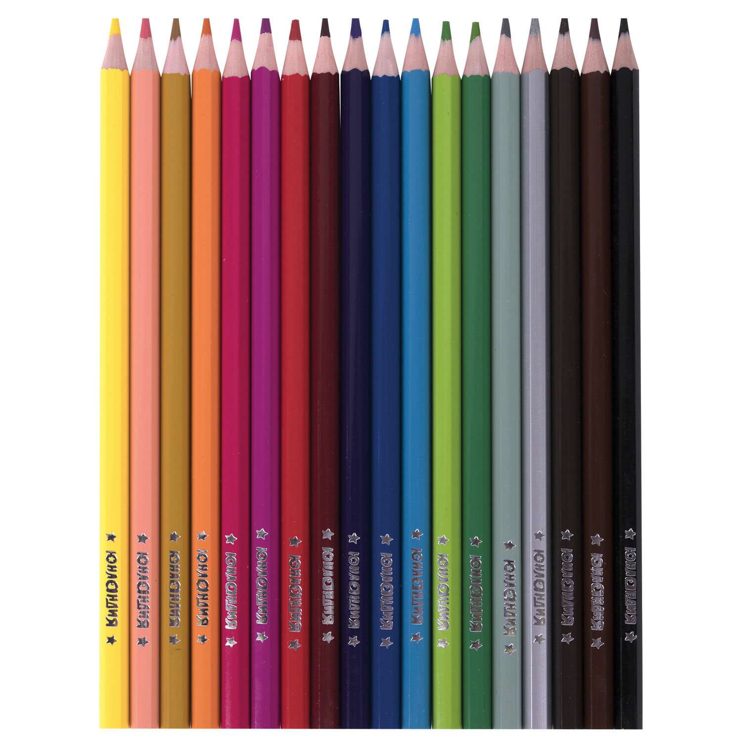 Карандаши цветные Юнландия для рисования набор 18 цветов - фото 9