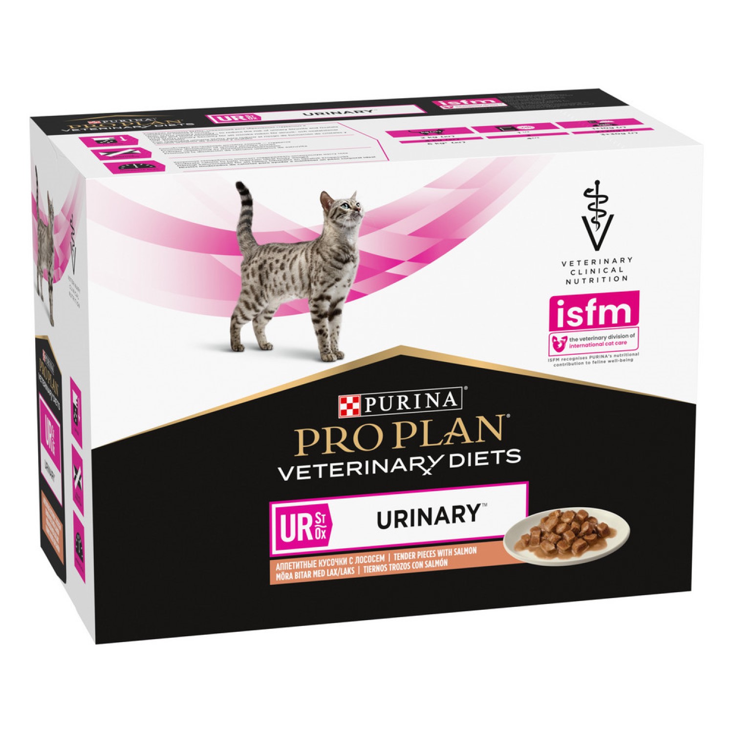 Корм для кошек Purina Pro Plan Veterinary diet 85г UR при болезни мочевой  системы лосось