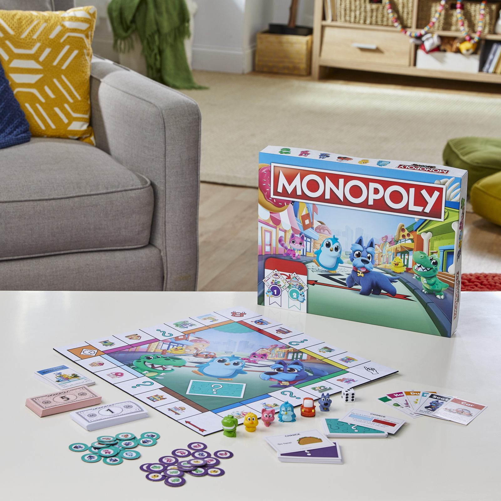 Игра настольная Hasbro Games Монополия Джуниор 2в1 F4436121 - фото 4