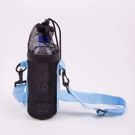 Спортивная сумка для бутылки Belon familia с сеткой цвет голубой