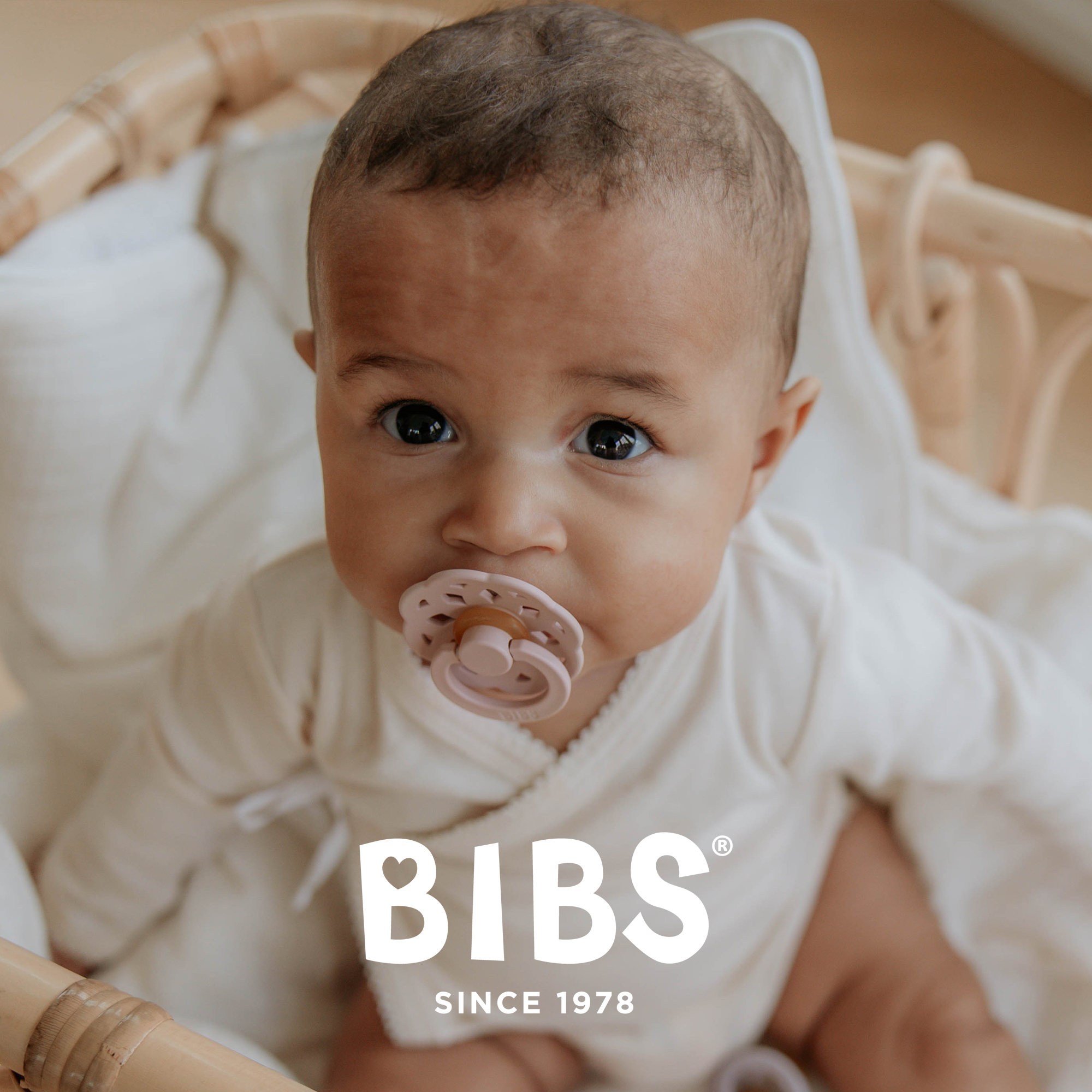 Соска-пустышка BIBS Boheme Latex Blush 0+ месяцев - фото 9