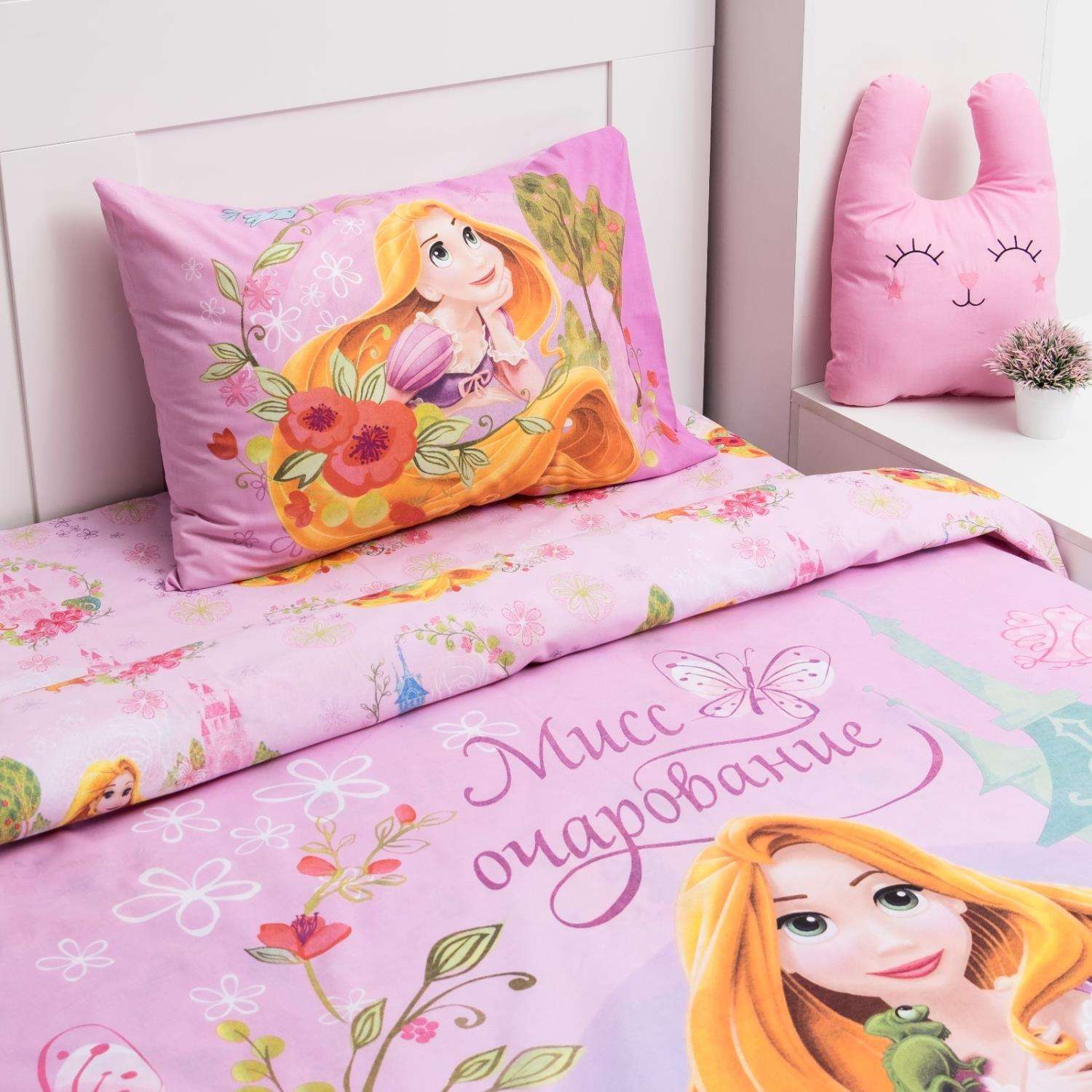 Комплект постельного белья Disney Принцесса Рапунцель - фото 2