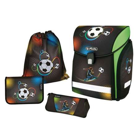 Ранец Herlitz MIDI NEW PLUS Soccer с наполнением