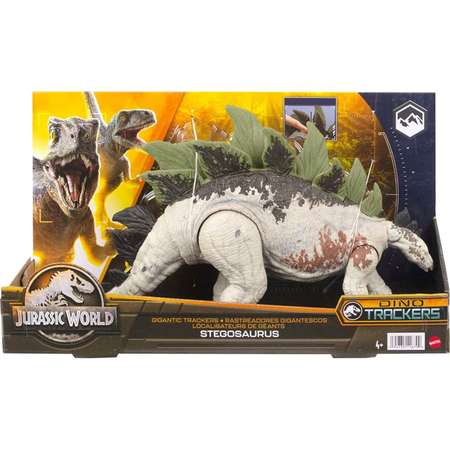 Фигурка Динозавра-следопыта JURASSIC WORLD Юрского периода Стегозавр MATTEL