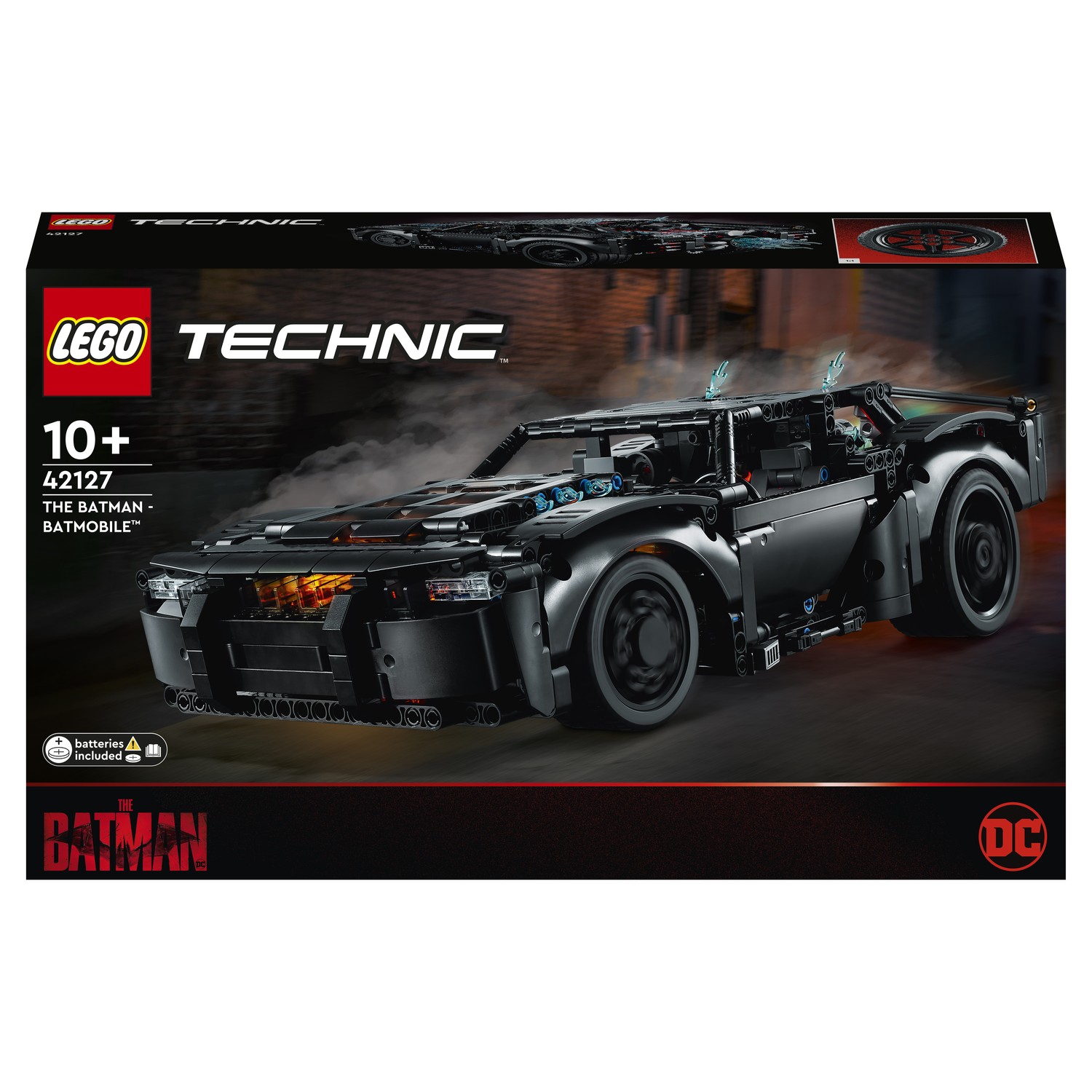 Конструктор LEGO Technic Бэтмен Бэтмобиль 42127 купить по цене 8799 ₽ в  интернет-магазине Детский мир