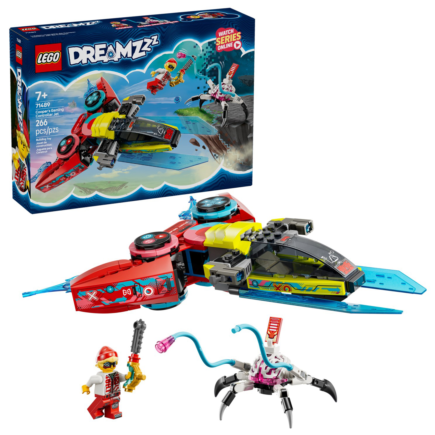 Конструктор детский LEGO Dreamzzz Игровой контроллер-самолёт Купера - фото 1