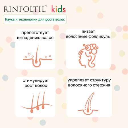 Сыворотка Rinfoltil KIDS для ухода за детскими волосами с липосомами
