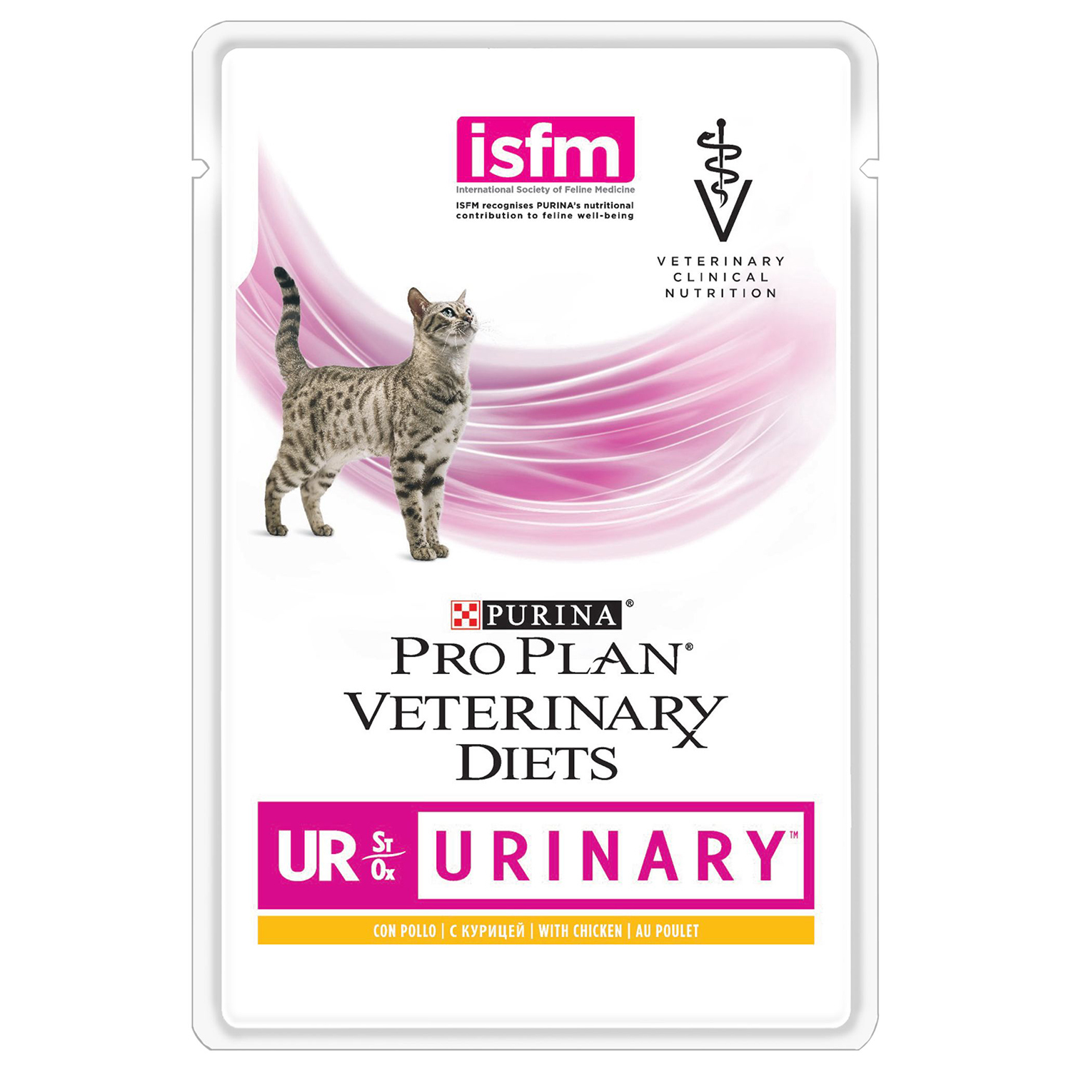 Корм для кошек Purina Pro Plan Veterinary diets UR при МКБ c курицей пауч 85г - фото 1