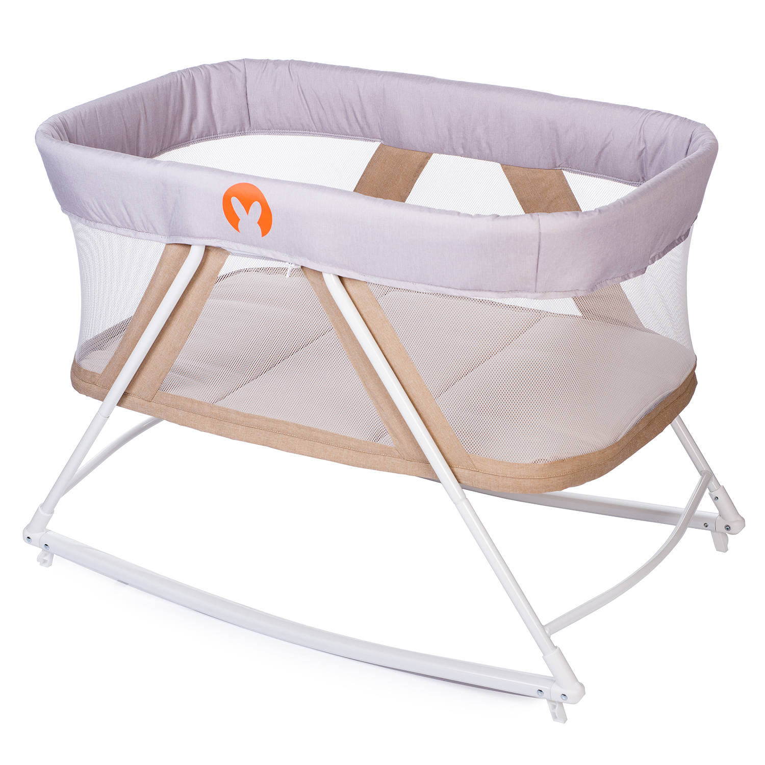 Колыбель-манеж Babyhit Rocking Crib Beige - фото 2