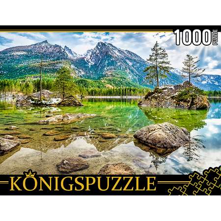 Пазл Рыжий кот Konigspuzzle Озеро Хинтерзее ГИK1000-0640