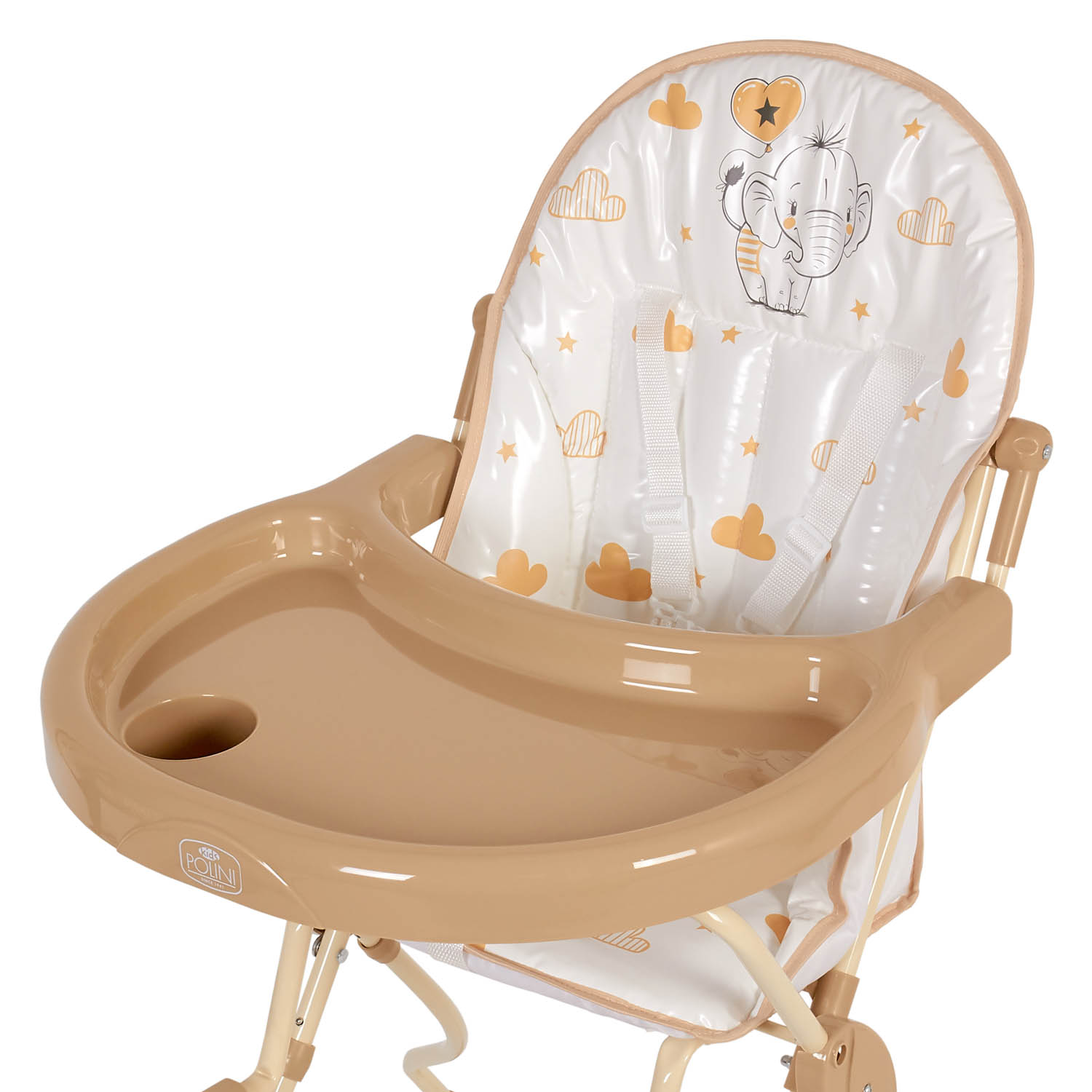 Стул для кормления Polini kids 152 Слоник Макиато - фото 7