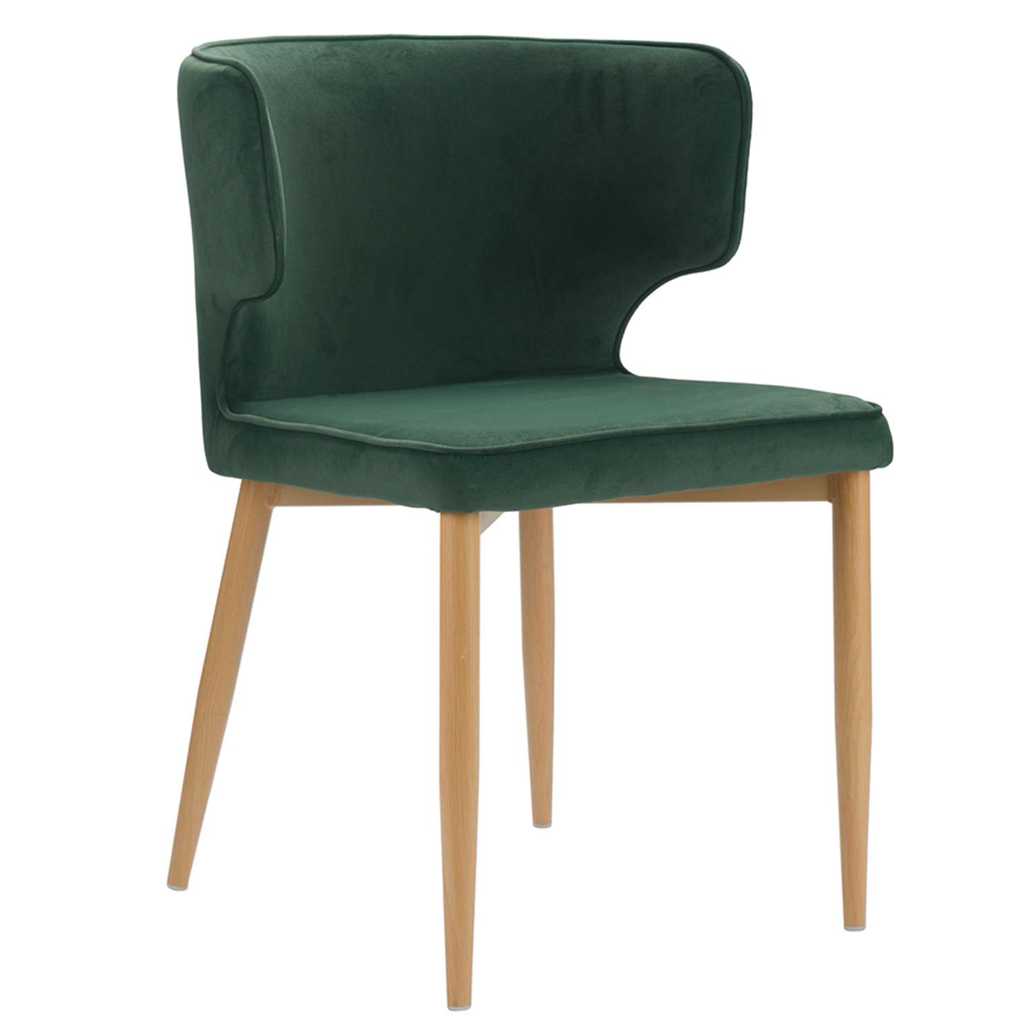 Кресло BERG Martin велюр зеленое - фото 1
