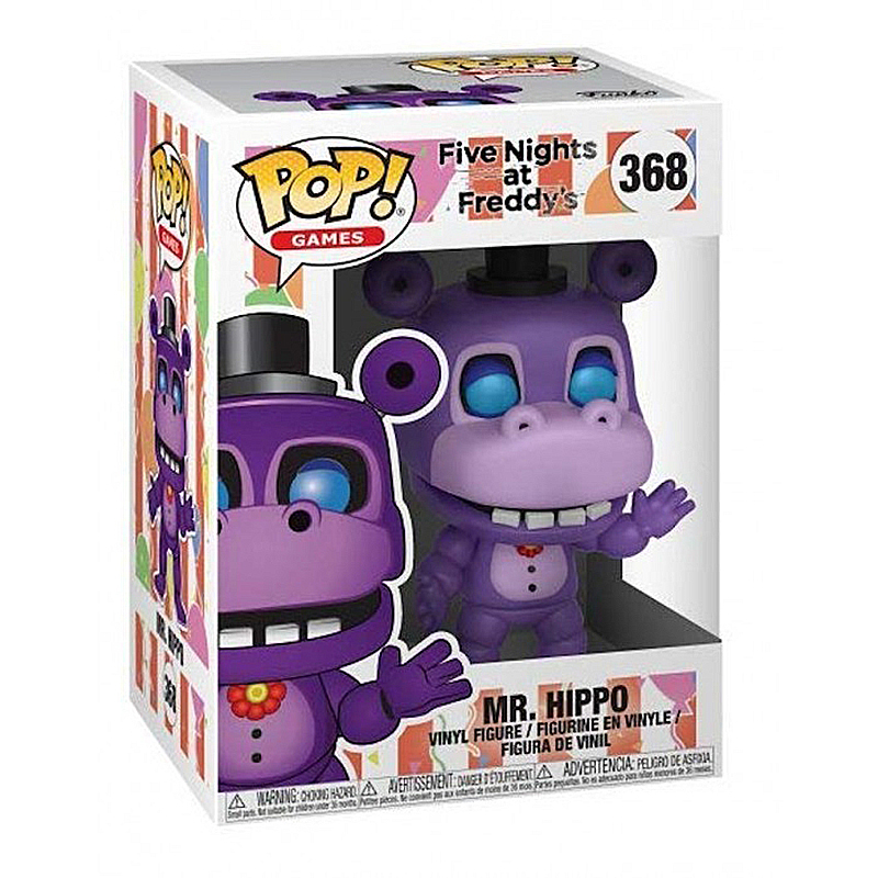 Фигурка Funko Pop vinyl Games Fnaf pizza Mr Hippo Fun1489 - фото 5