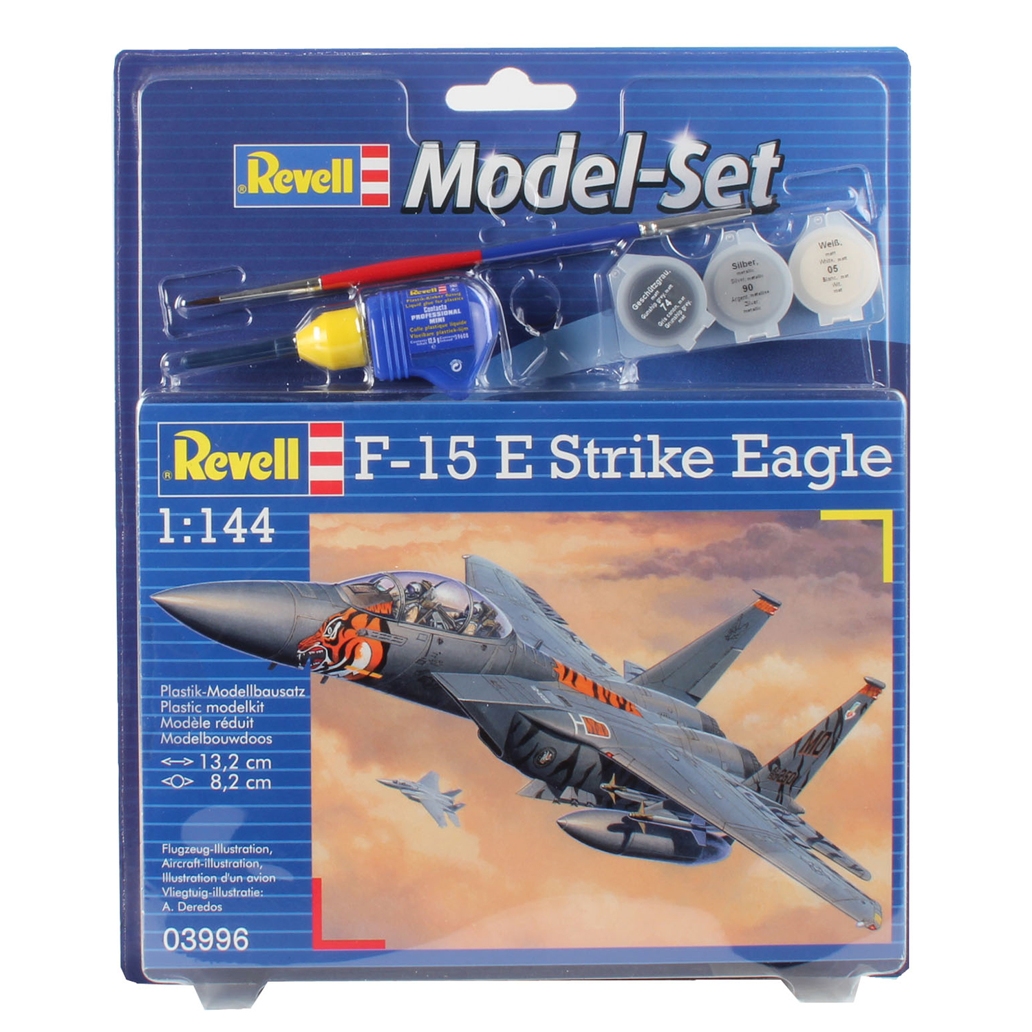 Сборная модель Revell Самолет Макдоннелл-Дуглас F-15E «Страйк Игл» 63996 - фото 1