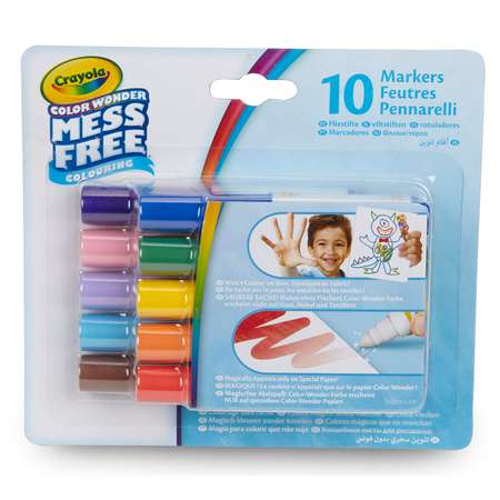 Фломастеры CRAYOLA Мини Color Wonder 10 цветов