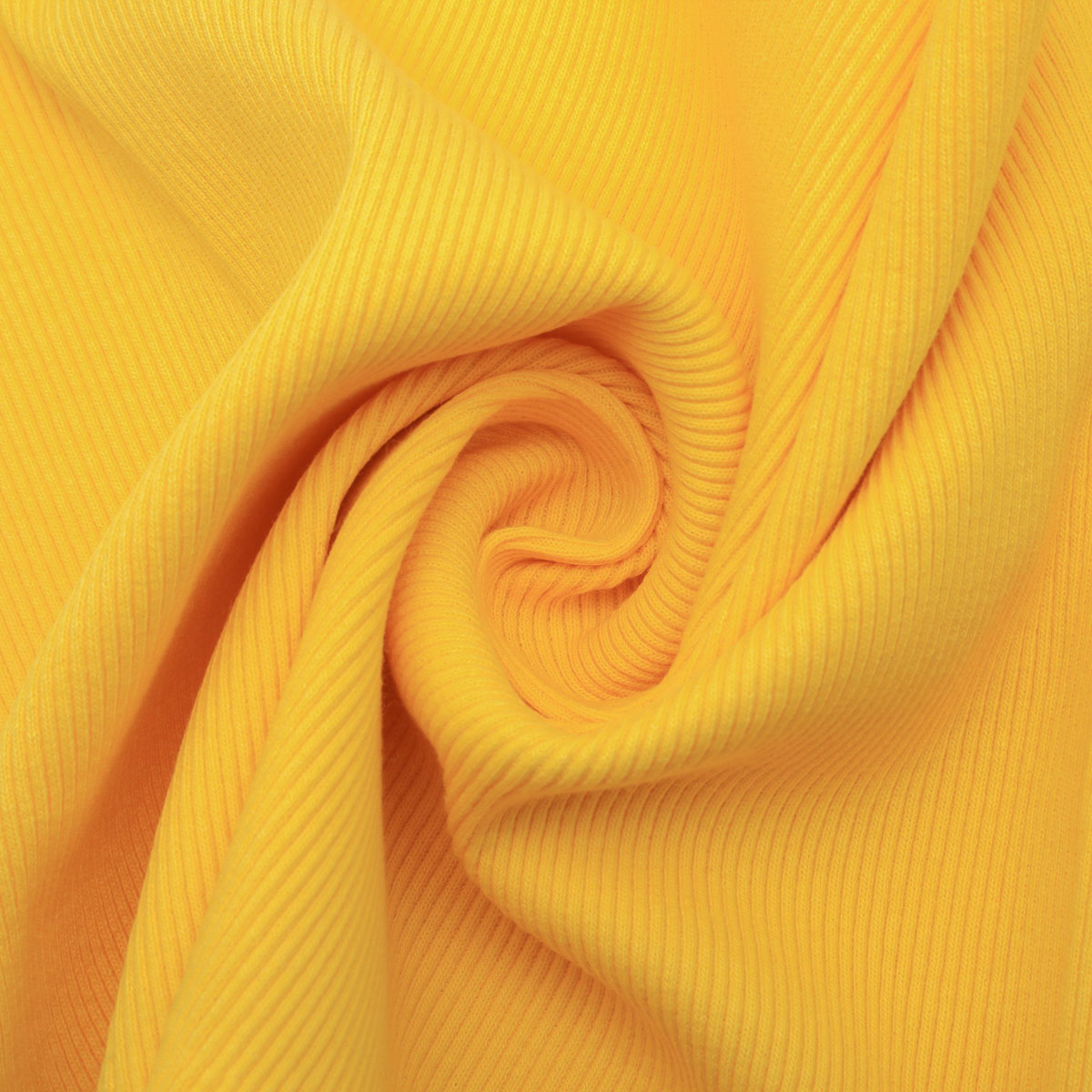 Ткань Айрис трикотаж кашкорсе с лайкрой для творчества 25х54 см желтый - фото 2
