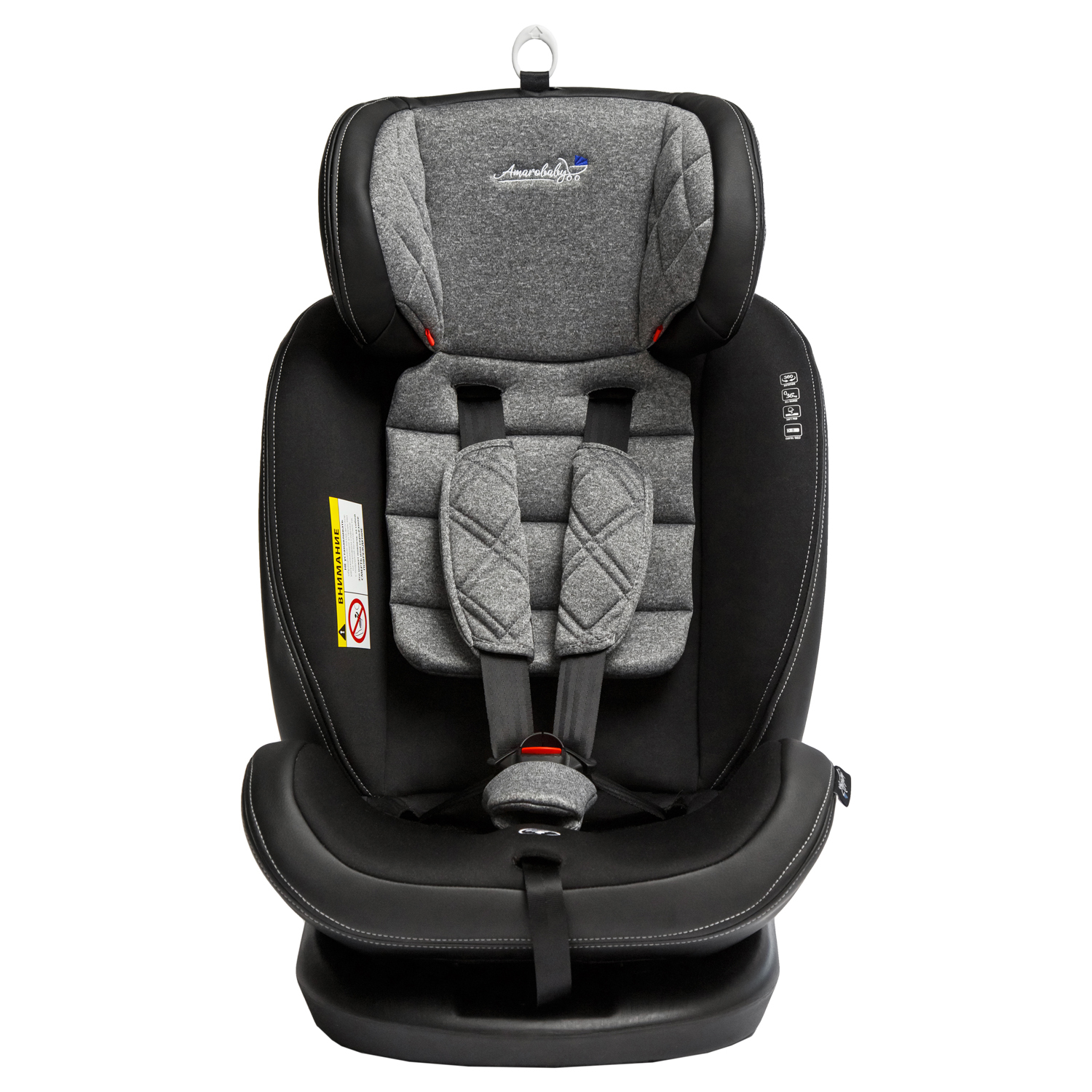 Автокресло Amarobaby ST-3 0+/1/2/3 Isofix Серый - фото 11